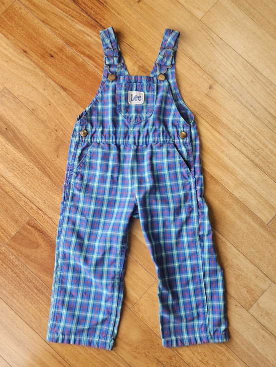 Lee Other - Vintage Lee Plaid Overalls 70s/80s Size 2T